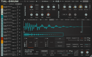 易于使用的鼓采样音源 Togu Audio Line TAL-Drum v2.7.3 [WIN MAC LINUX]-R2R 鼓LOOP采样器