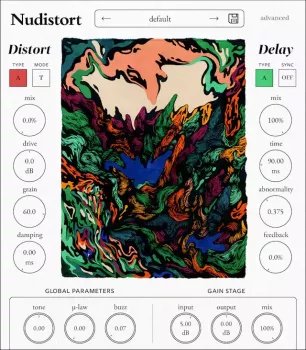 失真插件 Nudist Audio Nudistort v1.1.13 WiN