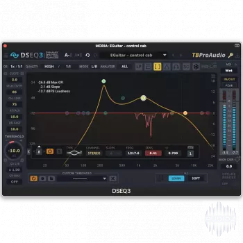 动态处理插件 TBProAudio DSEQ3 v3.9.5 U2B Mac-MORiA