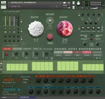 48种乐器:噪音、原声鼓、电子鼓和12种低音乐器Pulse Audio Hobbes by Sound Dust KONTAKT