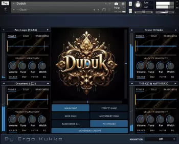 传统木管乐器 Ergo Kukke Duduk KONTAKT
