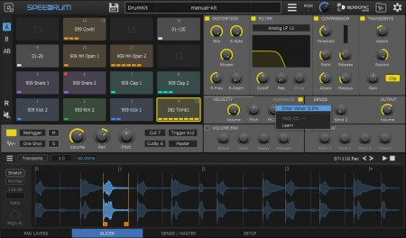 虚拟鼓采样插件 Apisonic Audio Speedrum v2.2.1 [WiN, MacOSX, LiNUX]