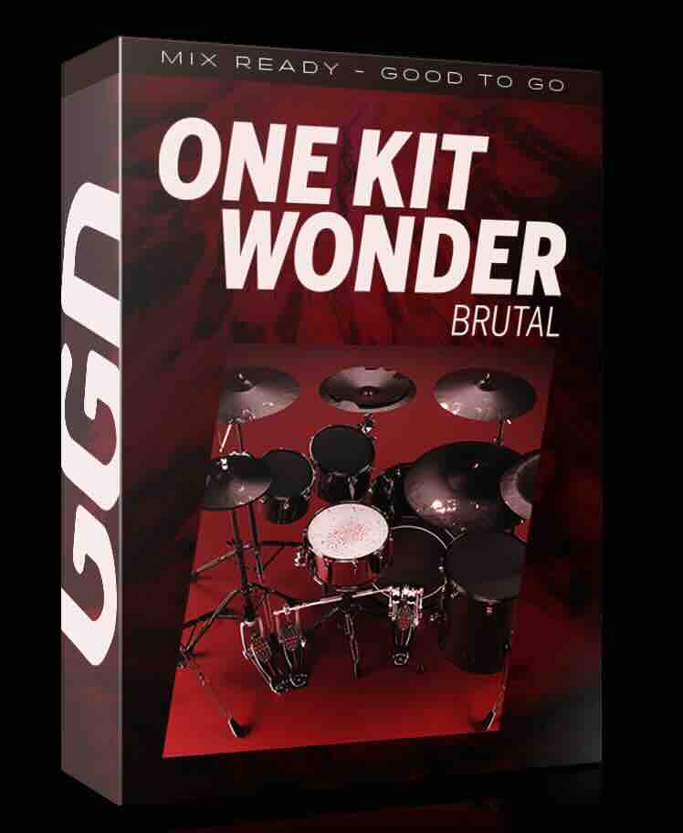 原声鼓音色 GGD One Kit Wonder Brutal KONTAKT