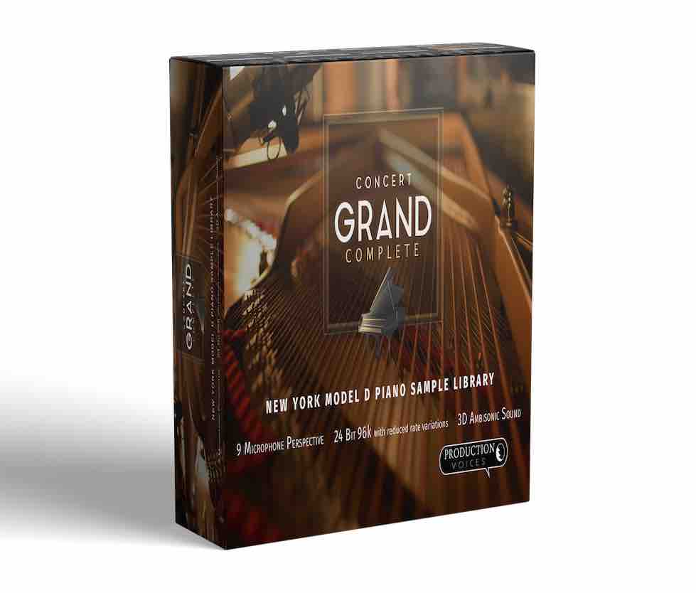 [顶级施坦威D音乐会大钢琴]Production Voices Concert Grand Complete [KONTAKT]（1100GB）