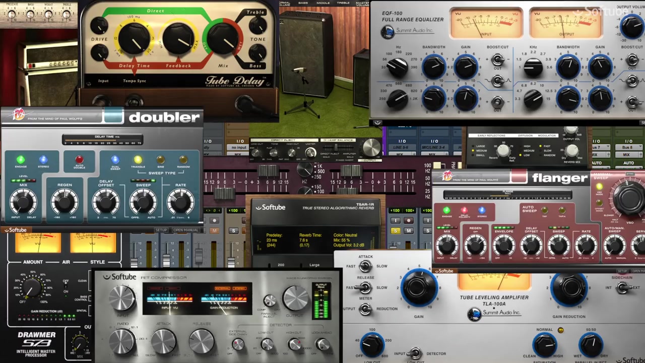 效果器套装——Softube plug-ins v2.2.76 Win | v1.3.5 Mac