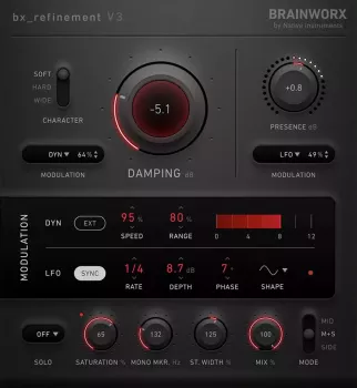 插件联盟动态均衡器 Plugin Alliance Brainworx bx_refinement V3 v3.0.0 WiN MAC