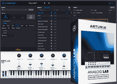 [键盘音色合集插件]Arturia Analog Lab V v5.12.0[WiN, MacOSX]（3.35Gb）