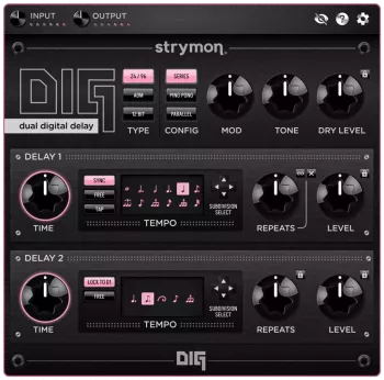 机架数字延迟效果器 Strymon DIG Plugin v1.0.1 ARM macOS