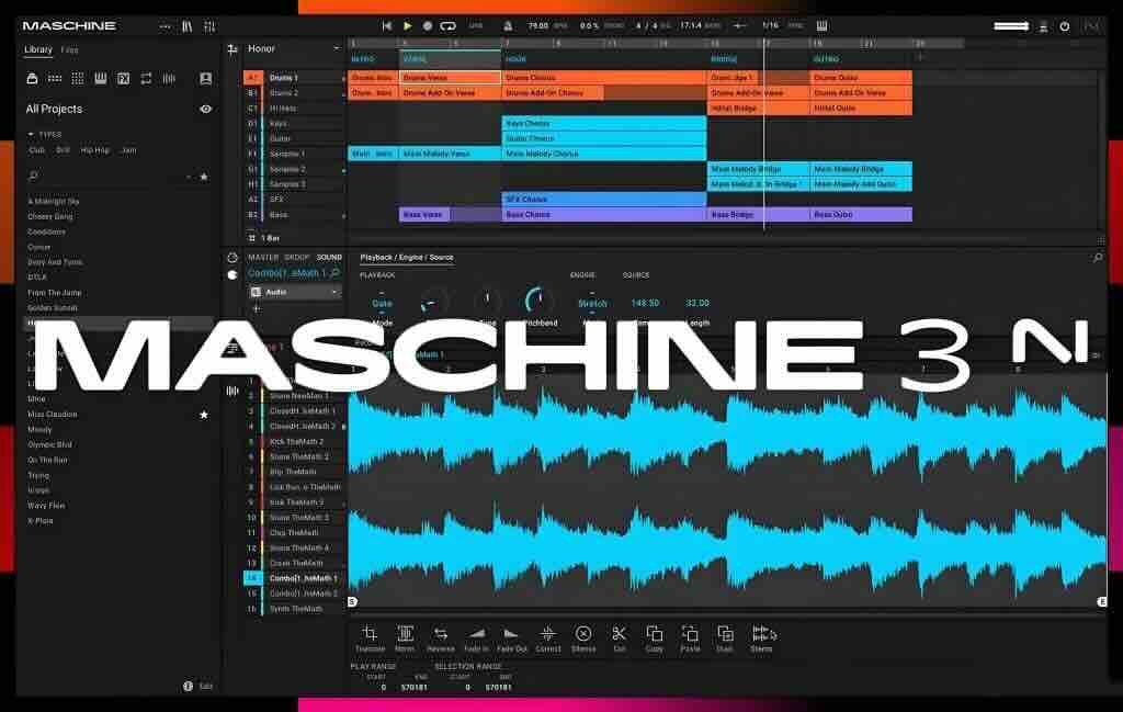 [节奏工作站 原厂音色 46个扩展]Native Instruments Maschine 3 v3.3.0 [WiN MacOSX]（32GB+）