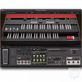 风琴音色 KORG Software VOX Super Continental v1.1.4 WiN MAC